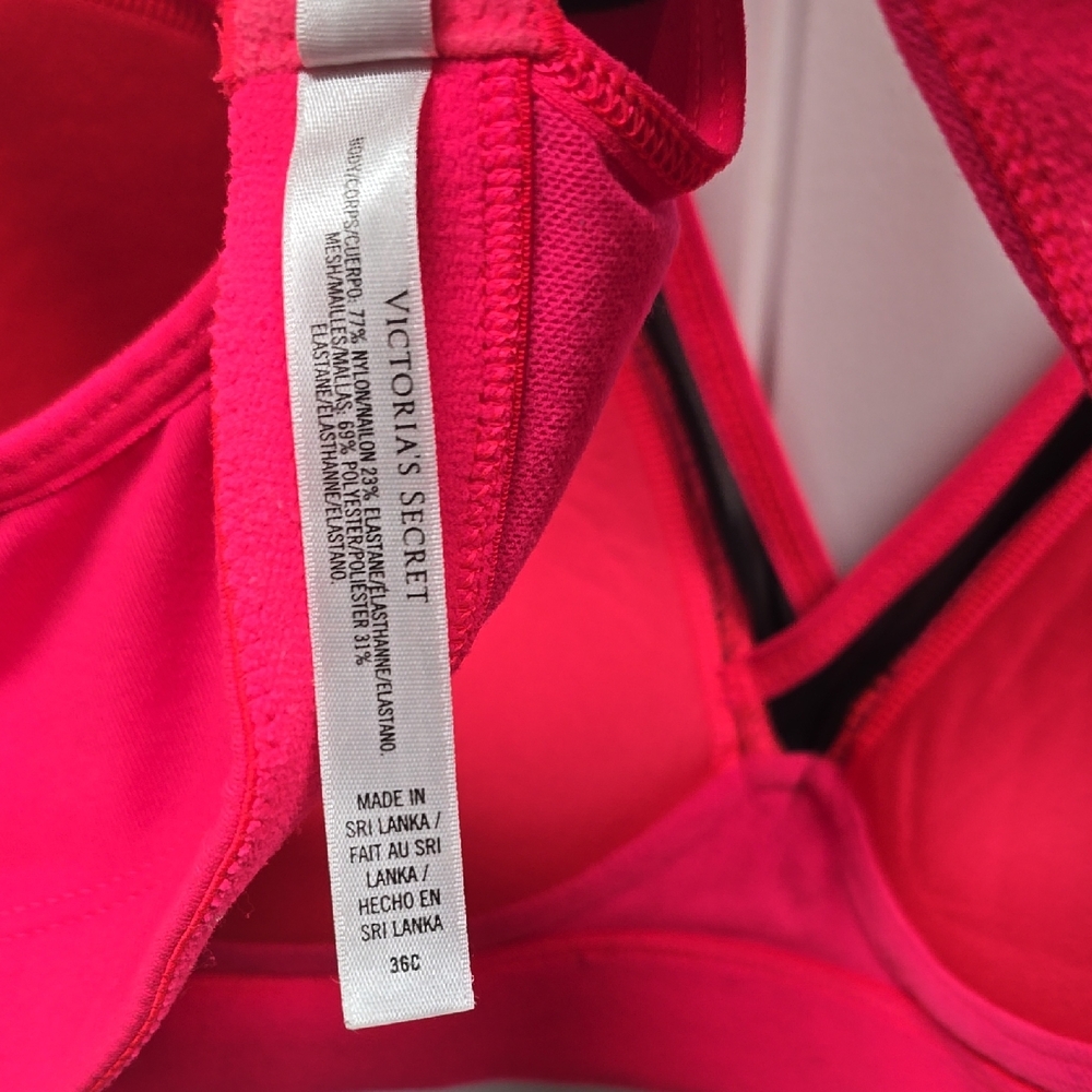 Victoria's Secret Hot Pink Sports Bra - Picture 8 of 9